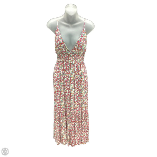 Dress Party Long By Steve Madden In Floral Print, Size: M