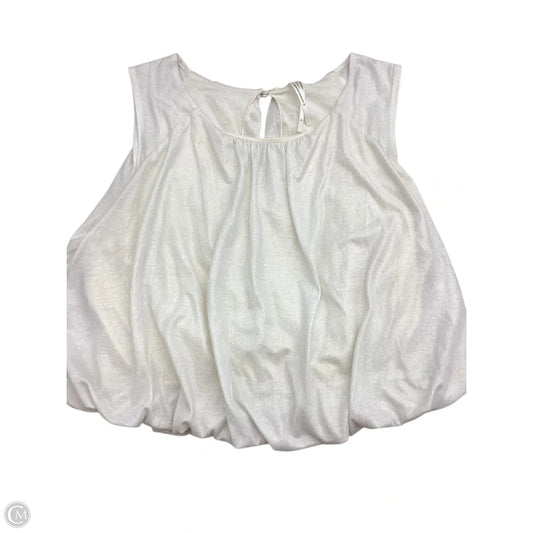 Top Sleeveless Basic By Anthropologie In Cream, Size: M