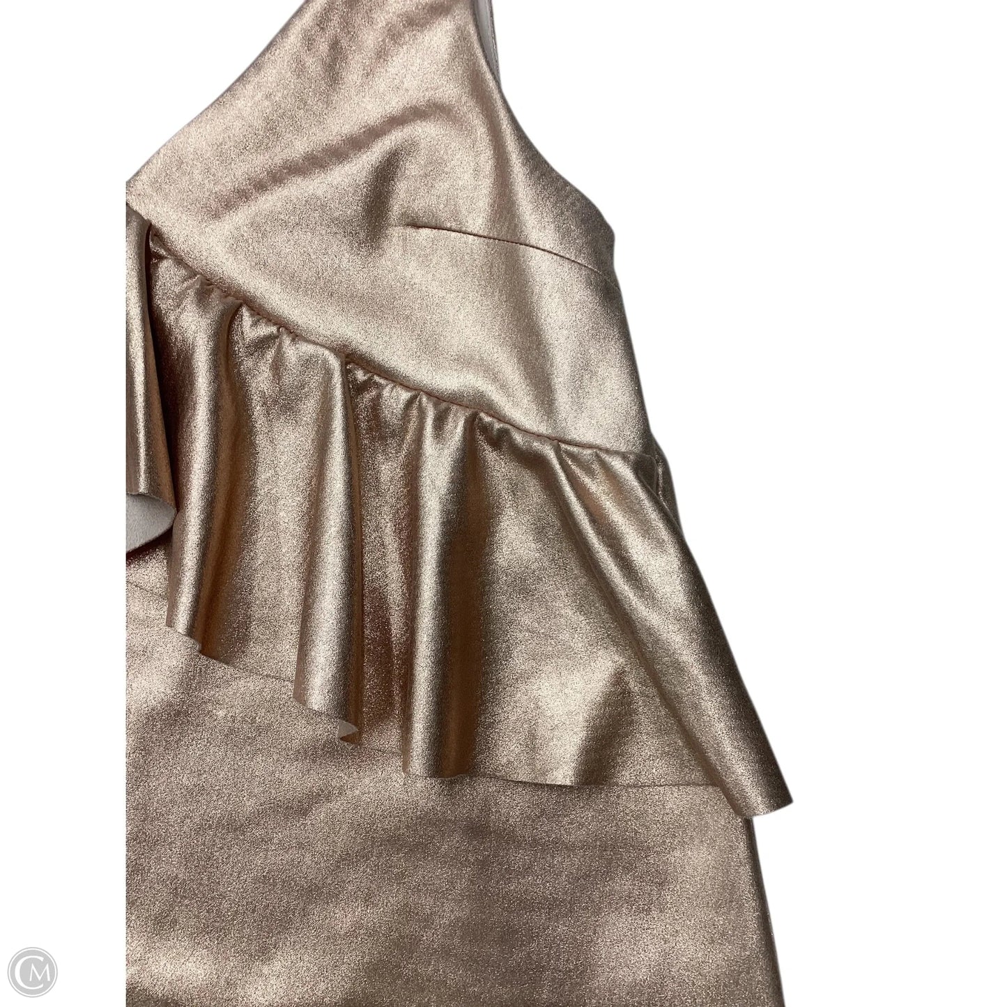 Dress Party Short By Zara In Rose Gold, Size: M