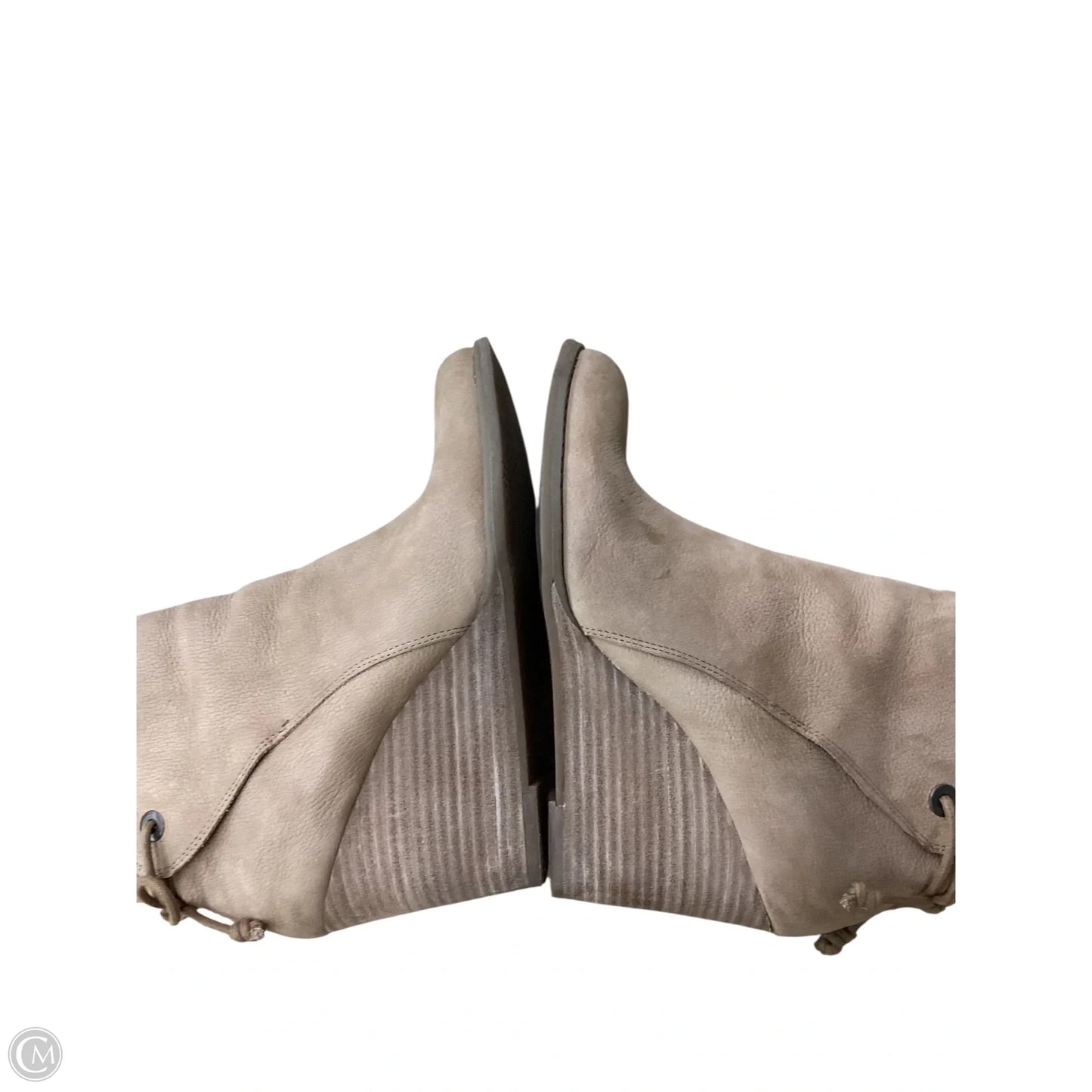 Boots Ankle Heels By Lucky Brand In Tan, Size: 8.5