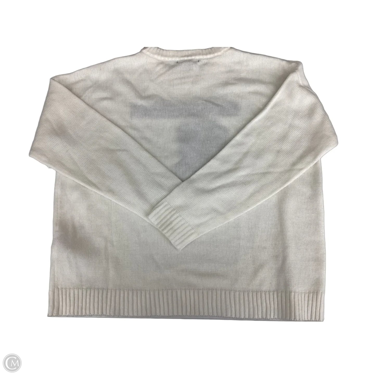 Sweater By Forever 21 In Ivory, Size: M