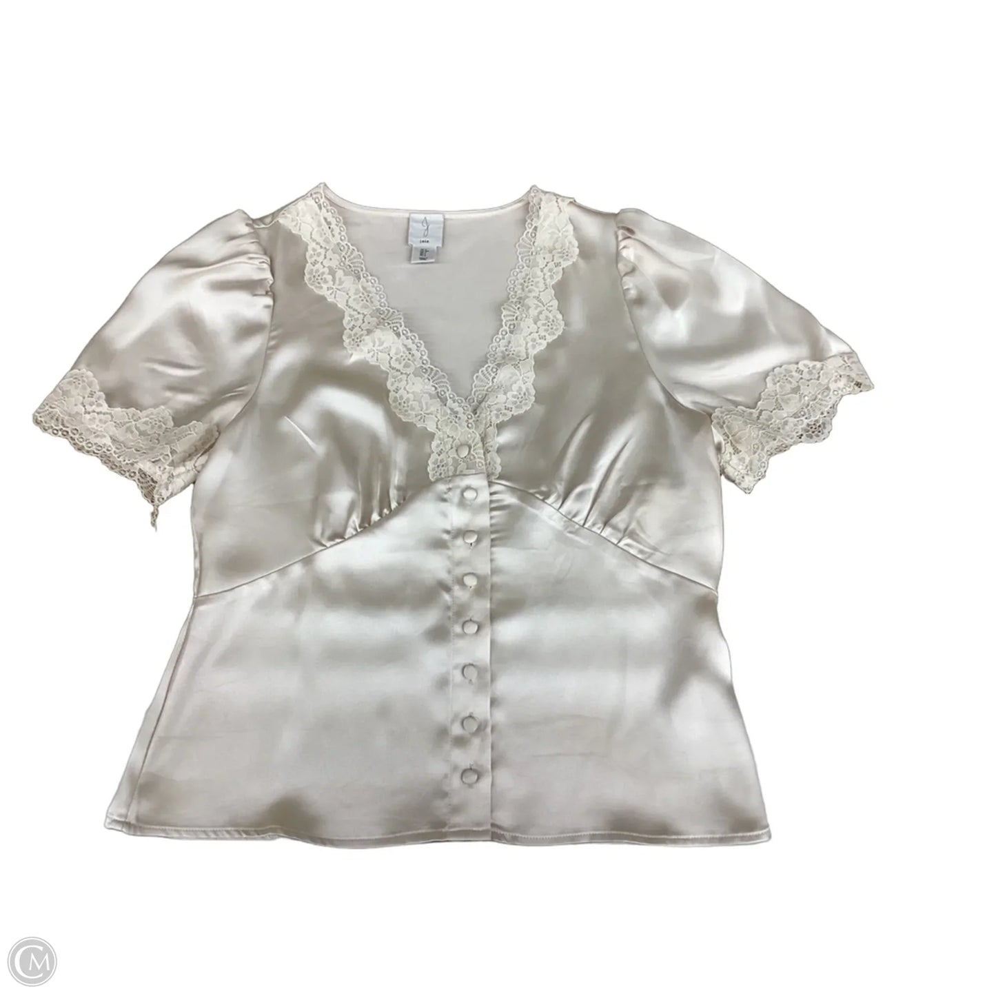 Top Short Sleeve By Joie In Ivory, Size: S