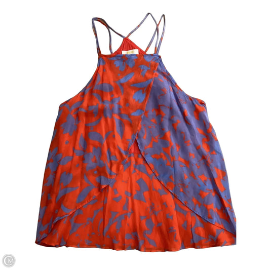 Top Sleeveless By Maeve In Multi-colored, Size: M