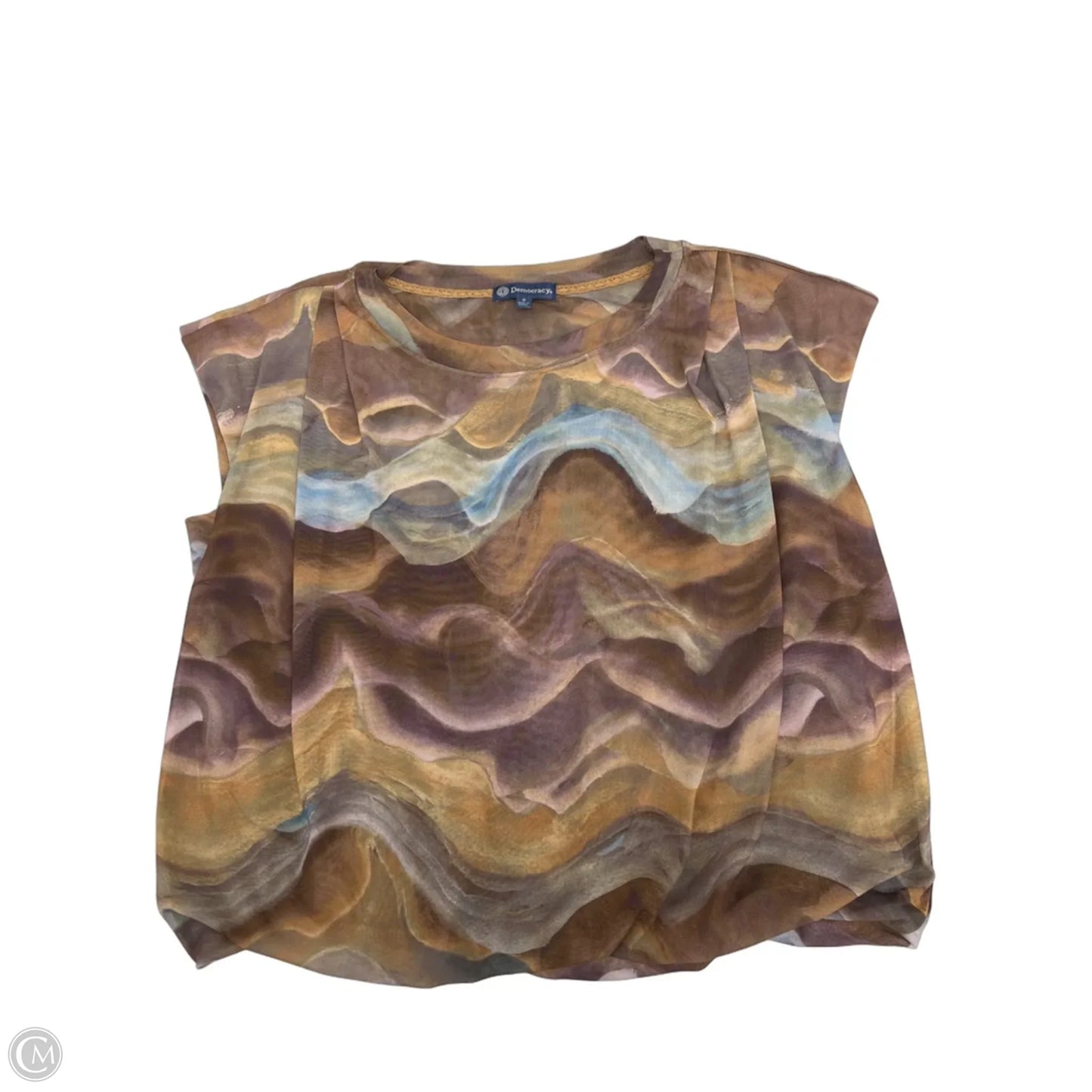 Top Sleeveless By Democracy In Brown, Size: S
