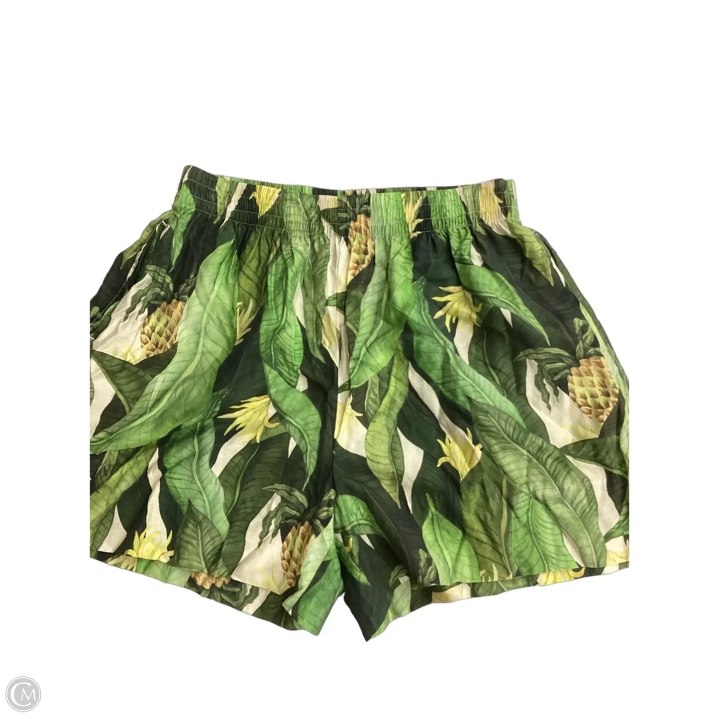 Shorts By H&m In Tropical Print, Size: M