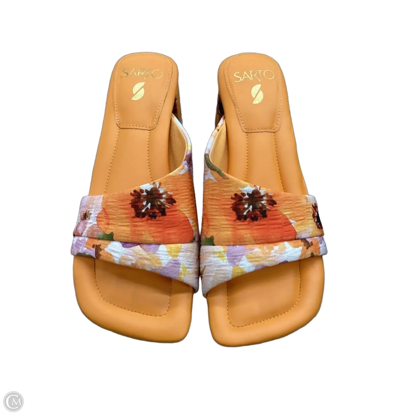 Shoes Heels Block By Clothes Mentor In Orange, Size: 8