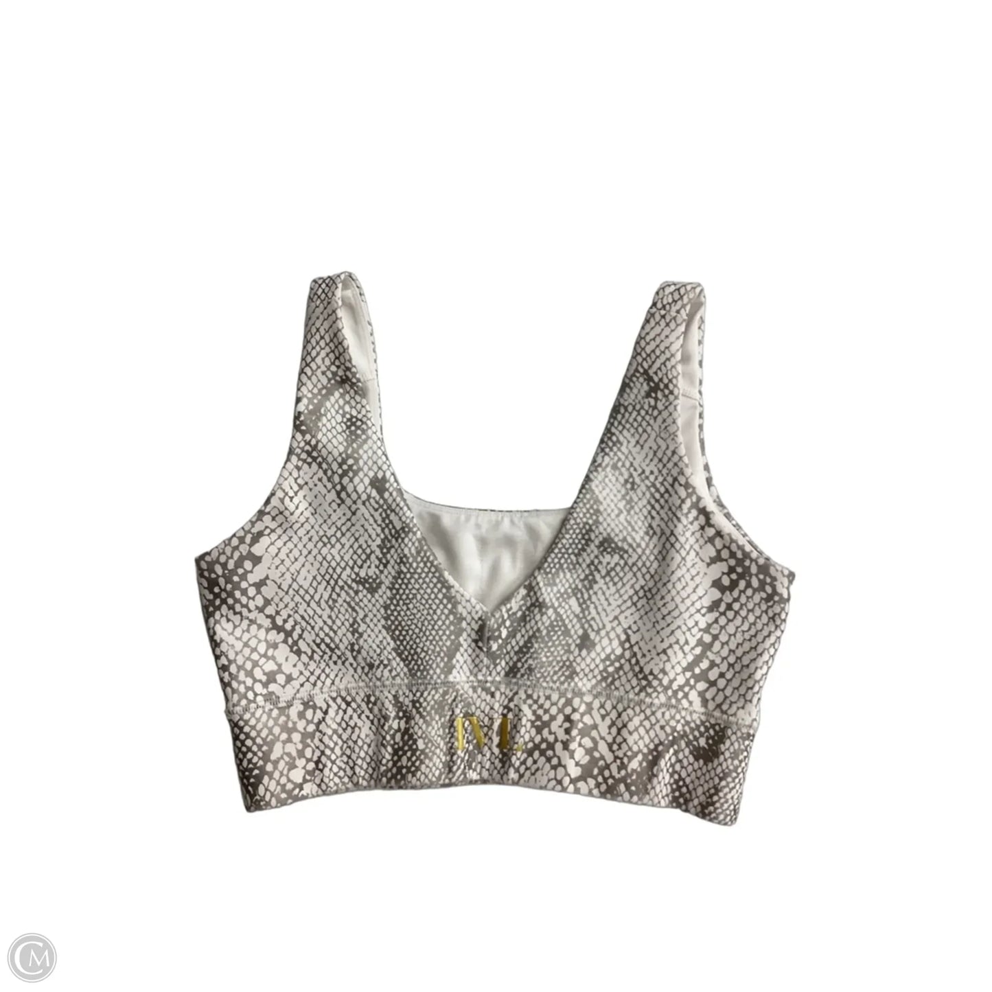 Athletic Bra By Ivl Collective In Snakeskin Print, Size: 6