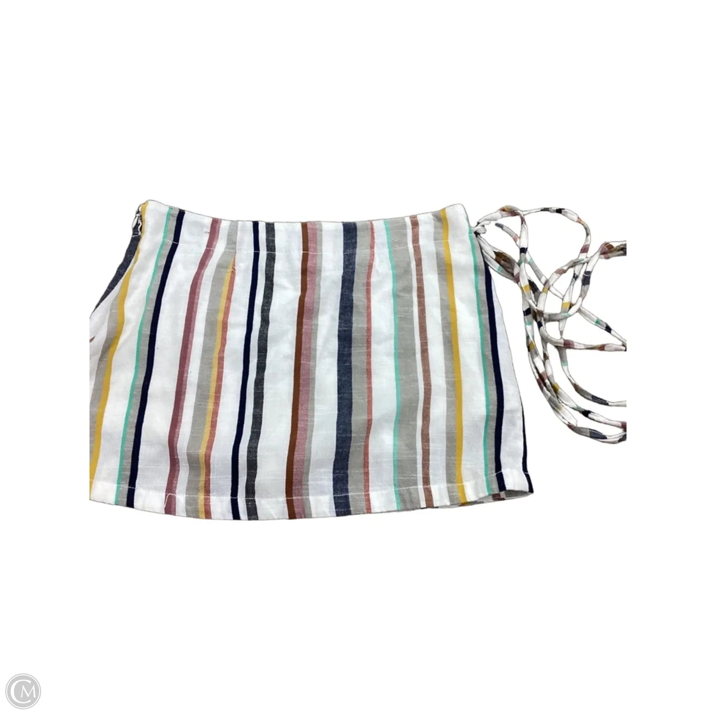 Skirt Mini & Short By Free People In Striped Pattern, Size: Xs