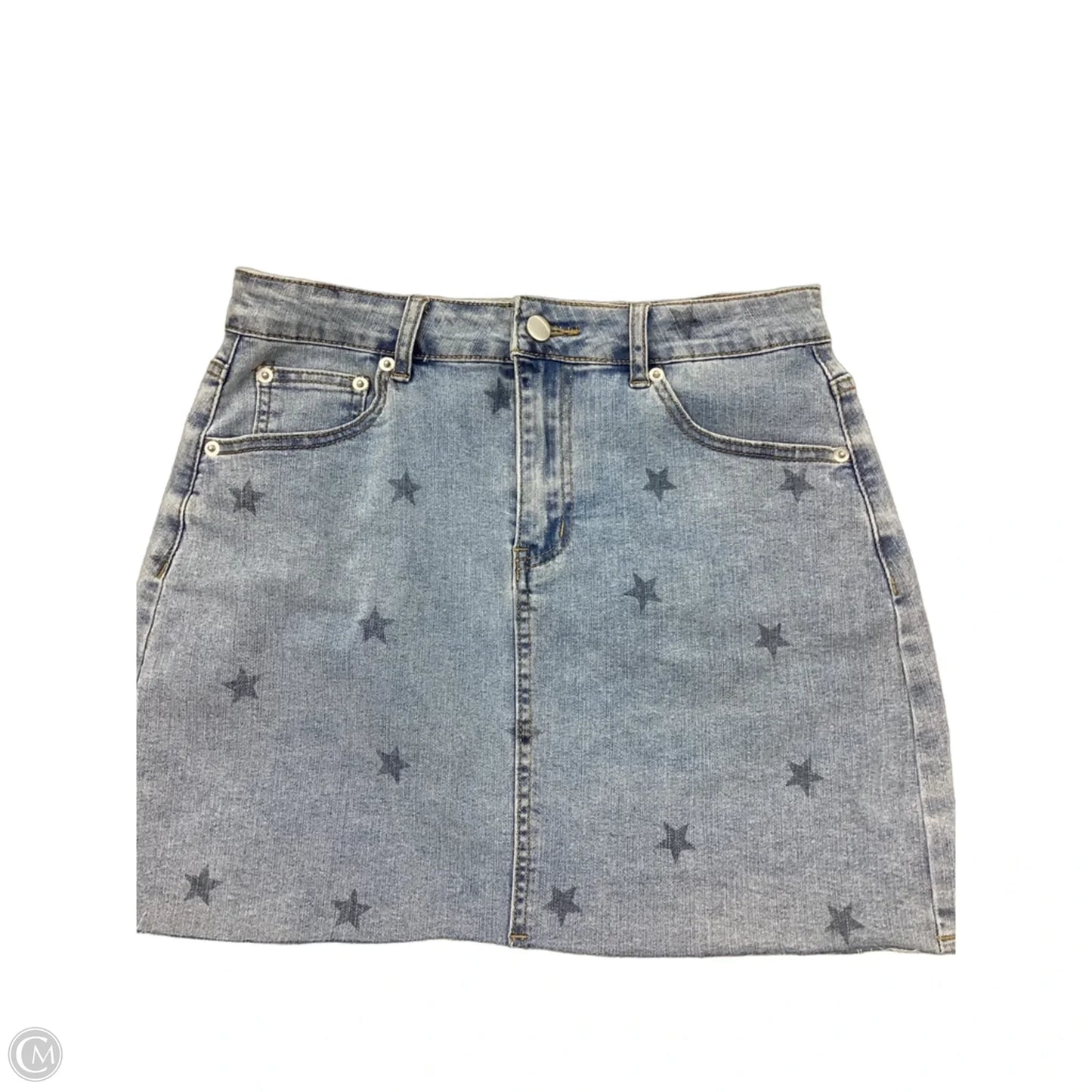 Skirt Mini & Short By Pink Lily In Blue, Size: M