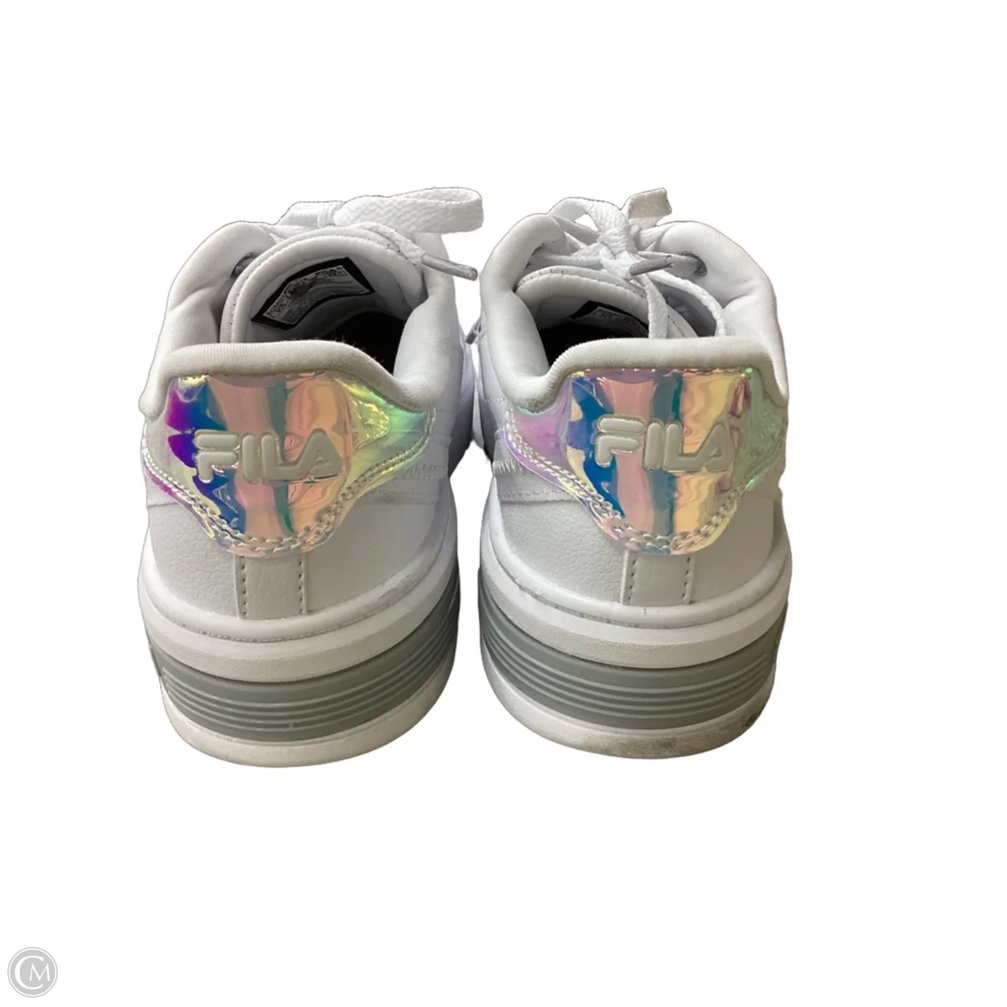 Shoes Athletic By Fila In White, Size: 7.5