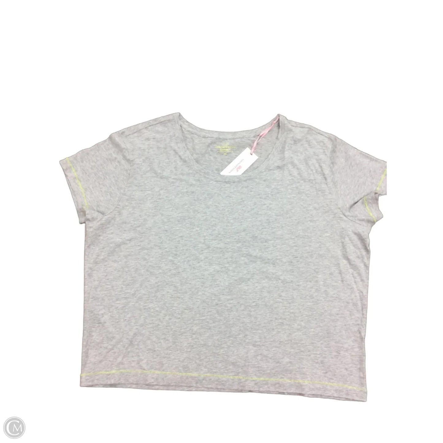 Top Short Sleeve Basic By Vineyard Vines In Grey, Size: 2x