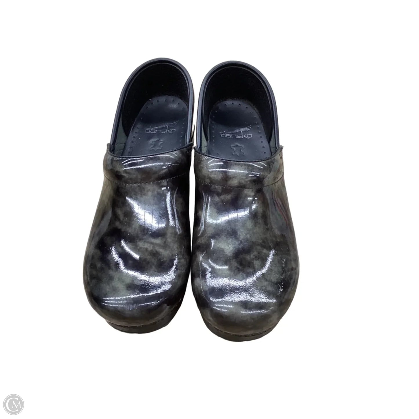 Shoes Heels Wedge By Danskin In Green, Size: 8.5