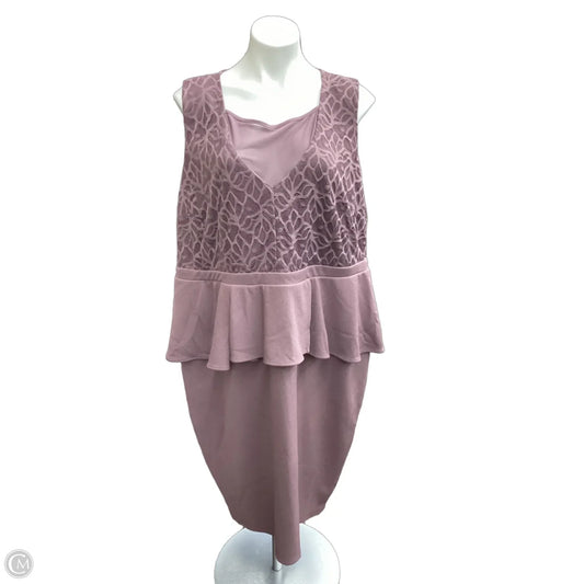 Dress Party Midi By Torrid In Purple, Size: 3x