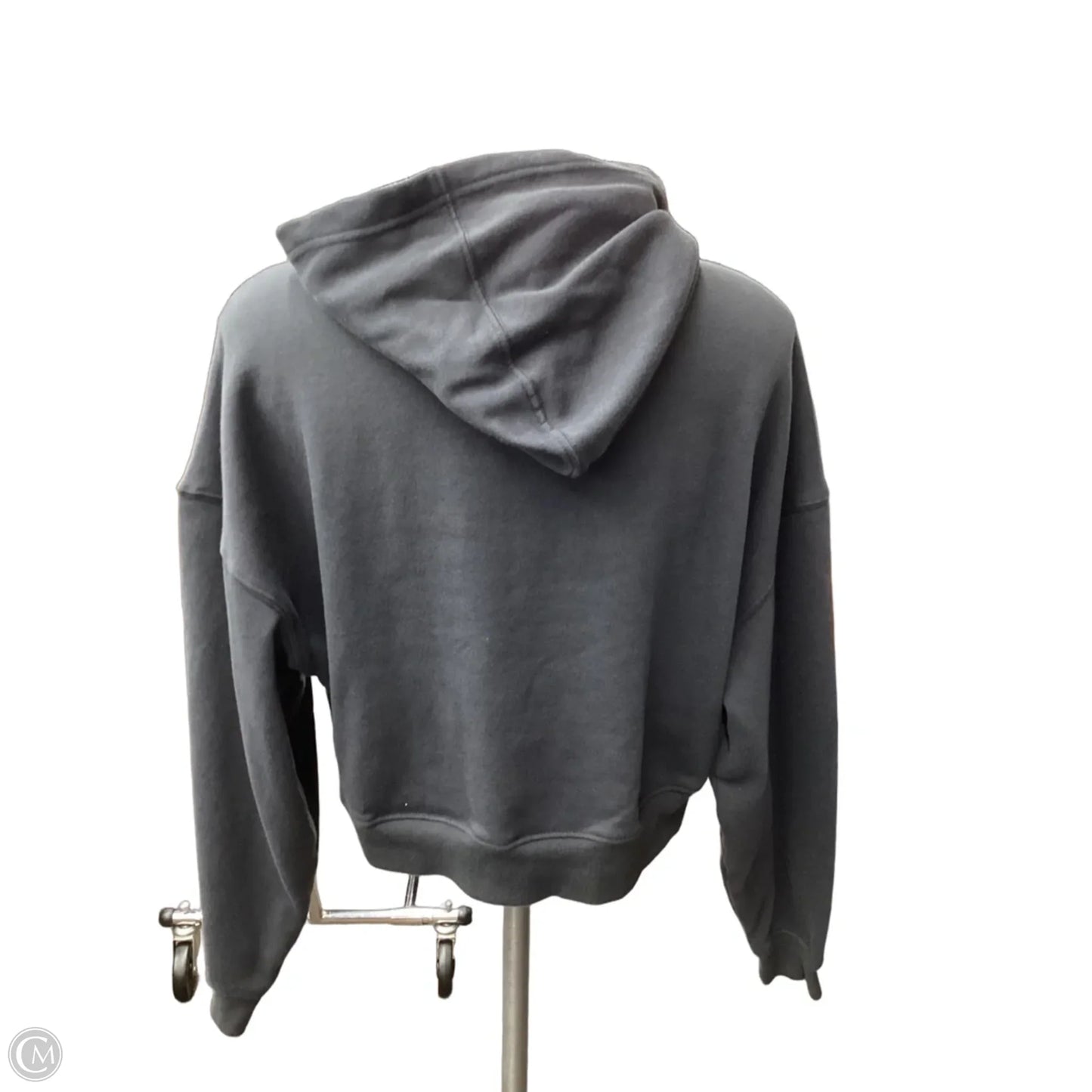 Sweatshirt Hoodie By Clothes Mentor In Grey, Size: M