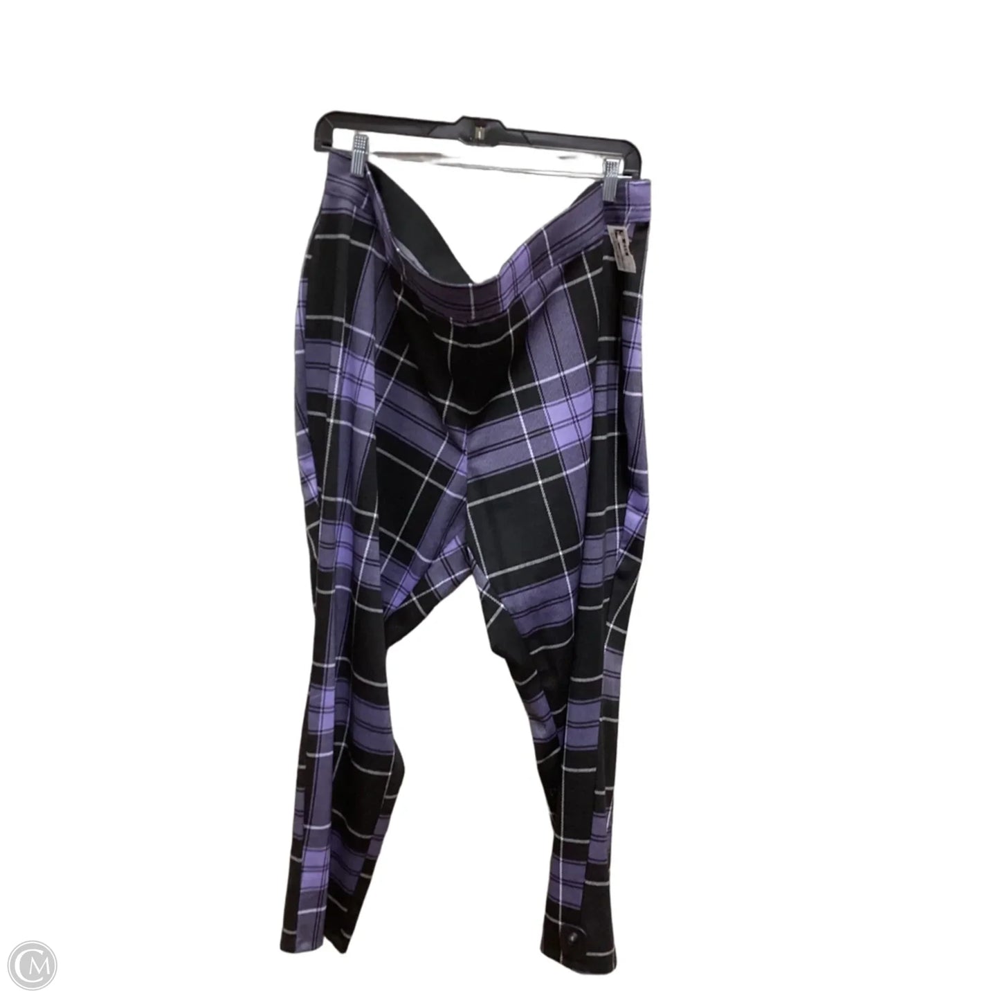 Pants Dress By Ashley Stewart In Plaid Pattern, Size: 4x
