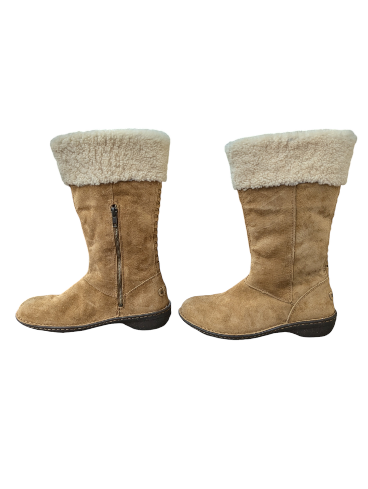 Boots Leather By Ugg In Tan, Size: 9