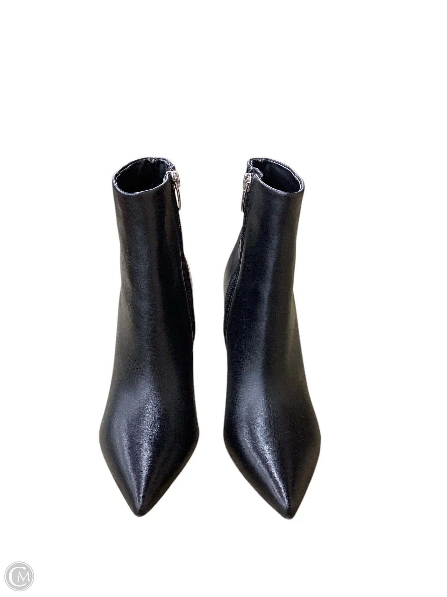 Boots Leather By Marc Fisher In Black, Size: 6.5