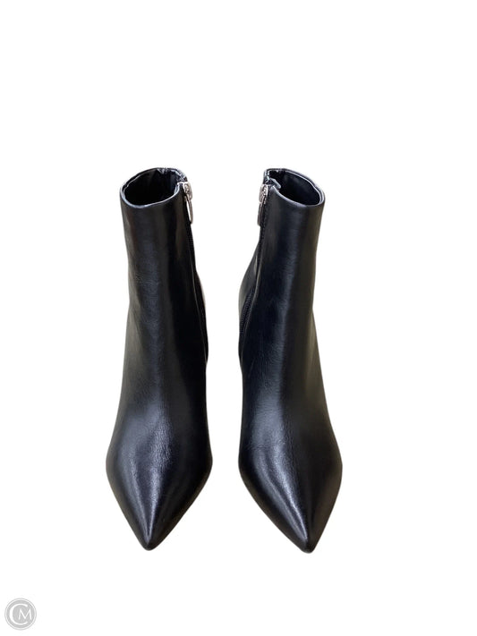 Boots Leather By Marc Fisher In Black, Size: 6.5