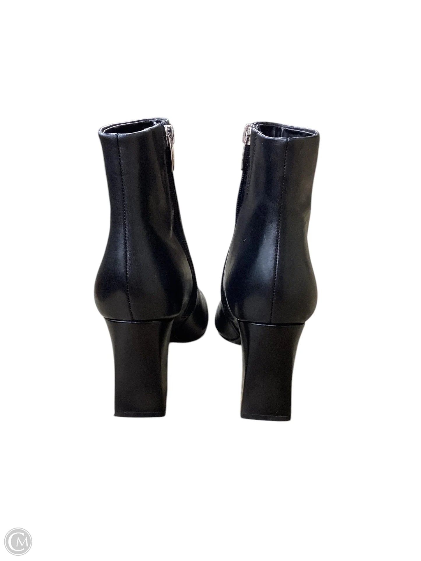 Boots Leather By Marc Fisher In Black, Size: 6.5