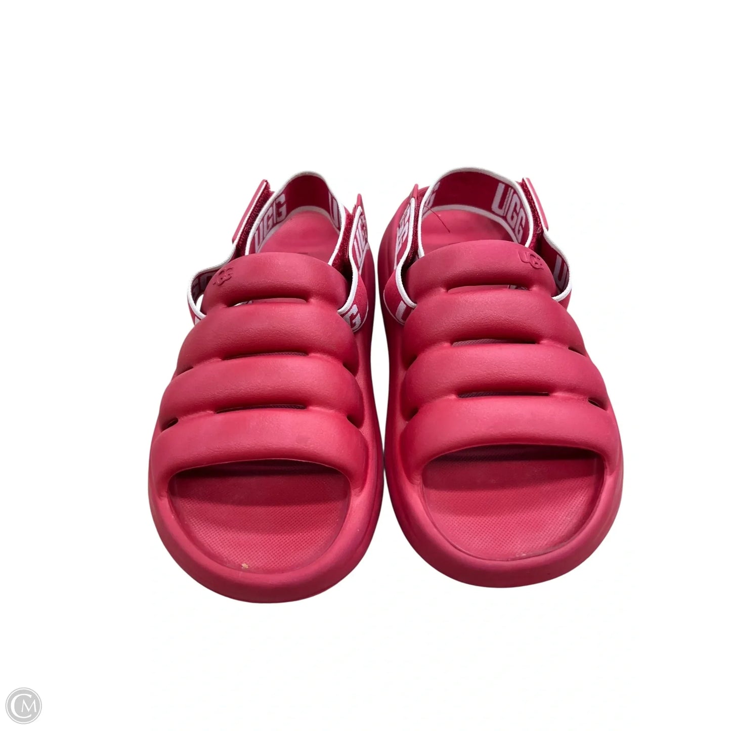 Sandals Designer By Ugg In Red, Size: 6