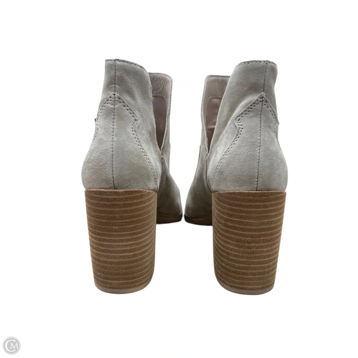 Boots Ankle Heels By Steve Madden In Beige, Size: 5.5