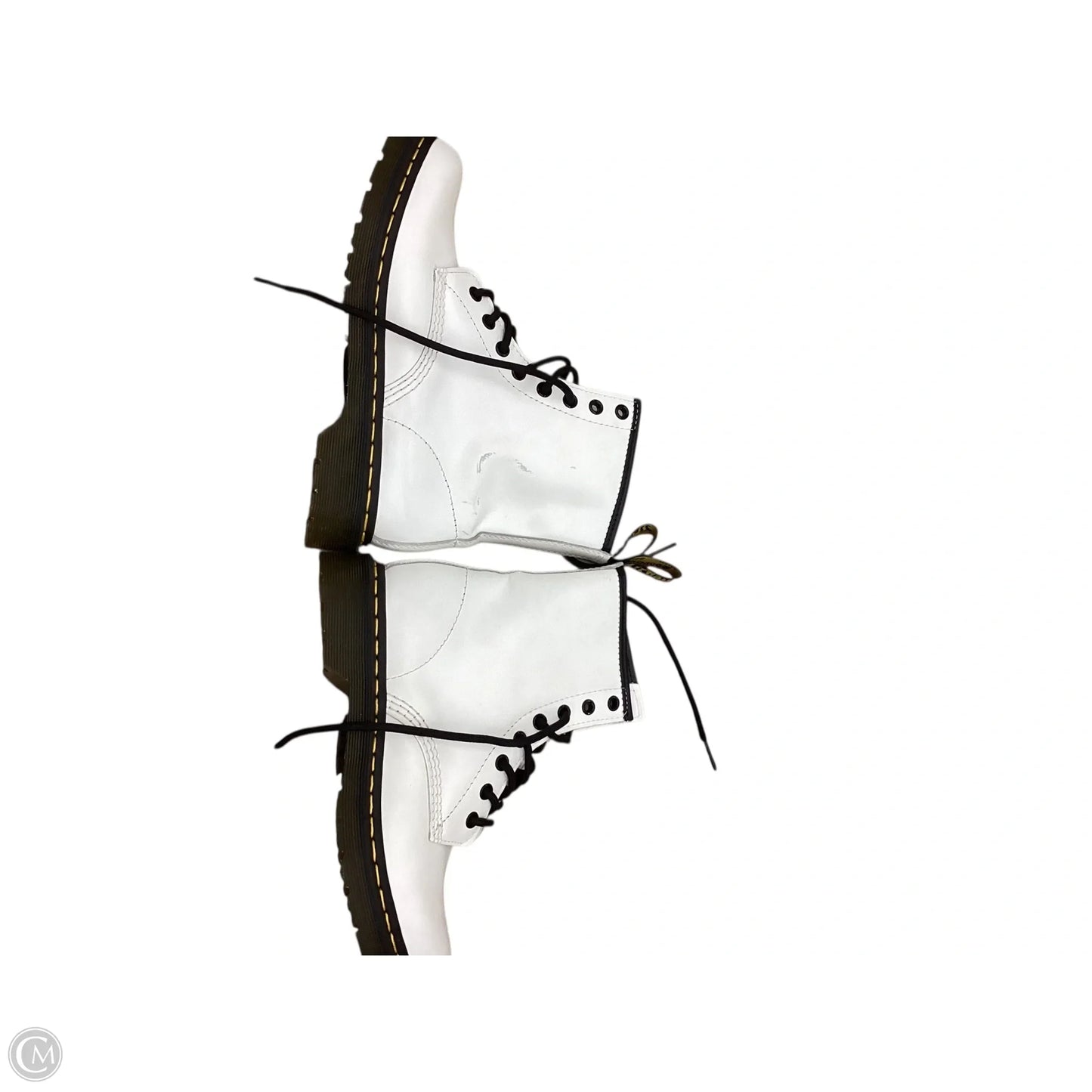 Boots Combat By Dr Martens In White, Size: 7