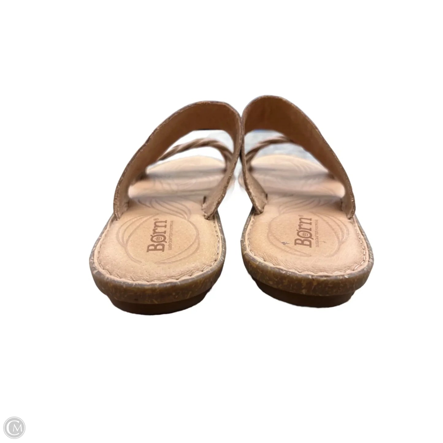 Sandals Flats By Born In Tan, Size: 6