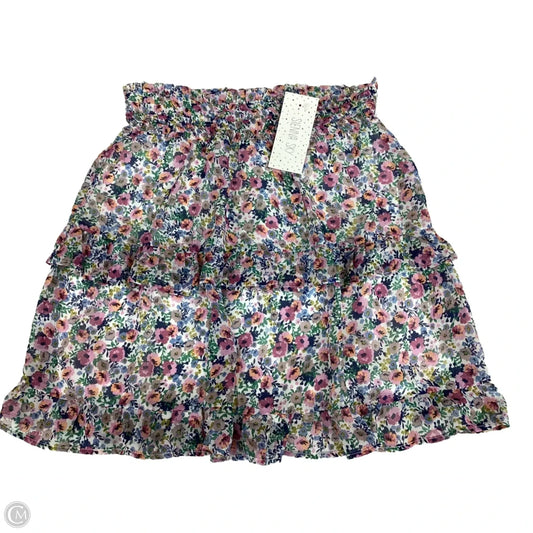 Skirt Mini & Short By Sienna Sky In Floral Print, Size: M