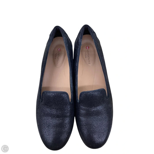 Shoes Flats By Clarks In Navy, Size: 6.5