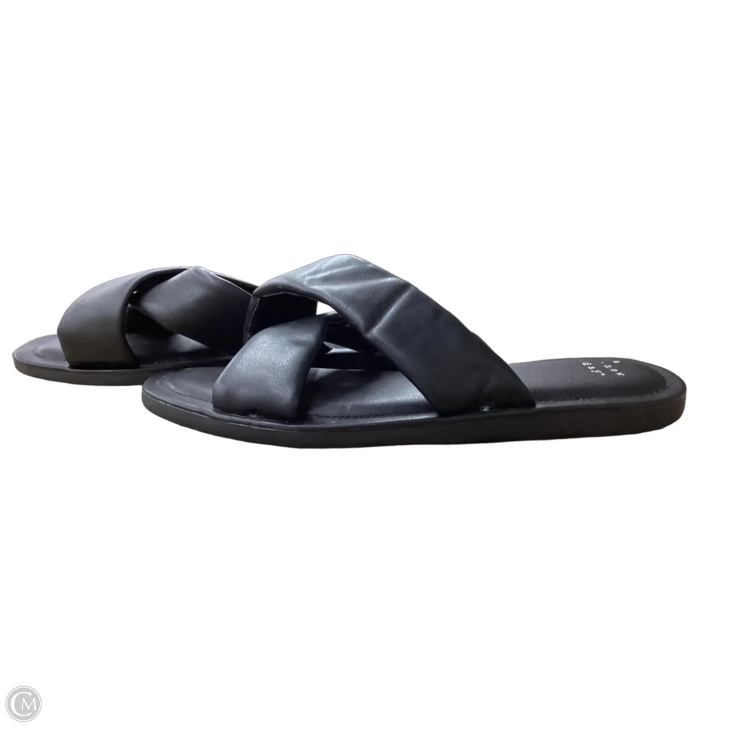 Sandals Flats By A New Day In Black, Size: 8