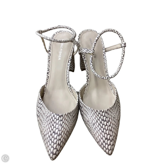 Shoes Heels Block By Marc Fisher In Beige, Size: 9