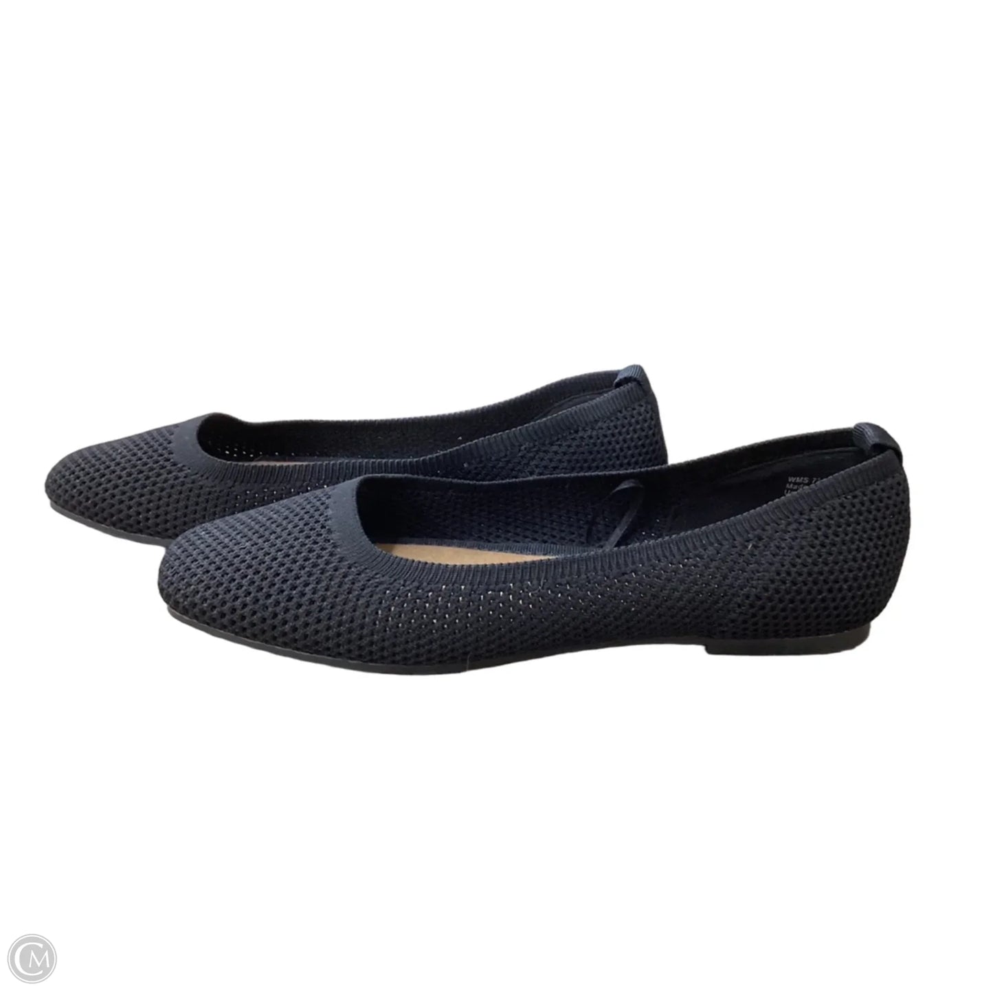 Shoes Flats By Clothes Mentor In Black, Size: 7.5