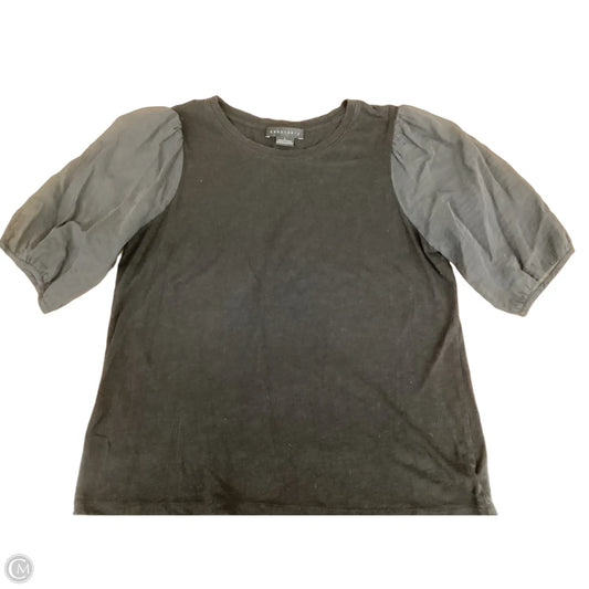 Top Short Sleeve By Sanctuary In Black, Size: L