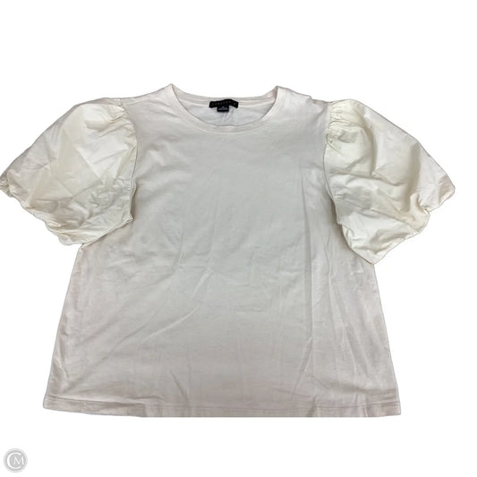 Top Short Sleeve By Sanctuary In Yellow, Size: Xl