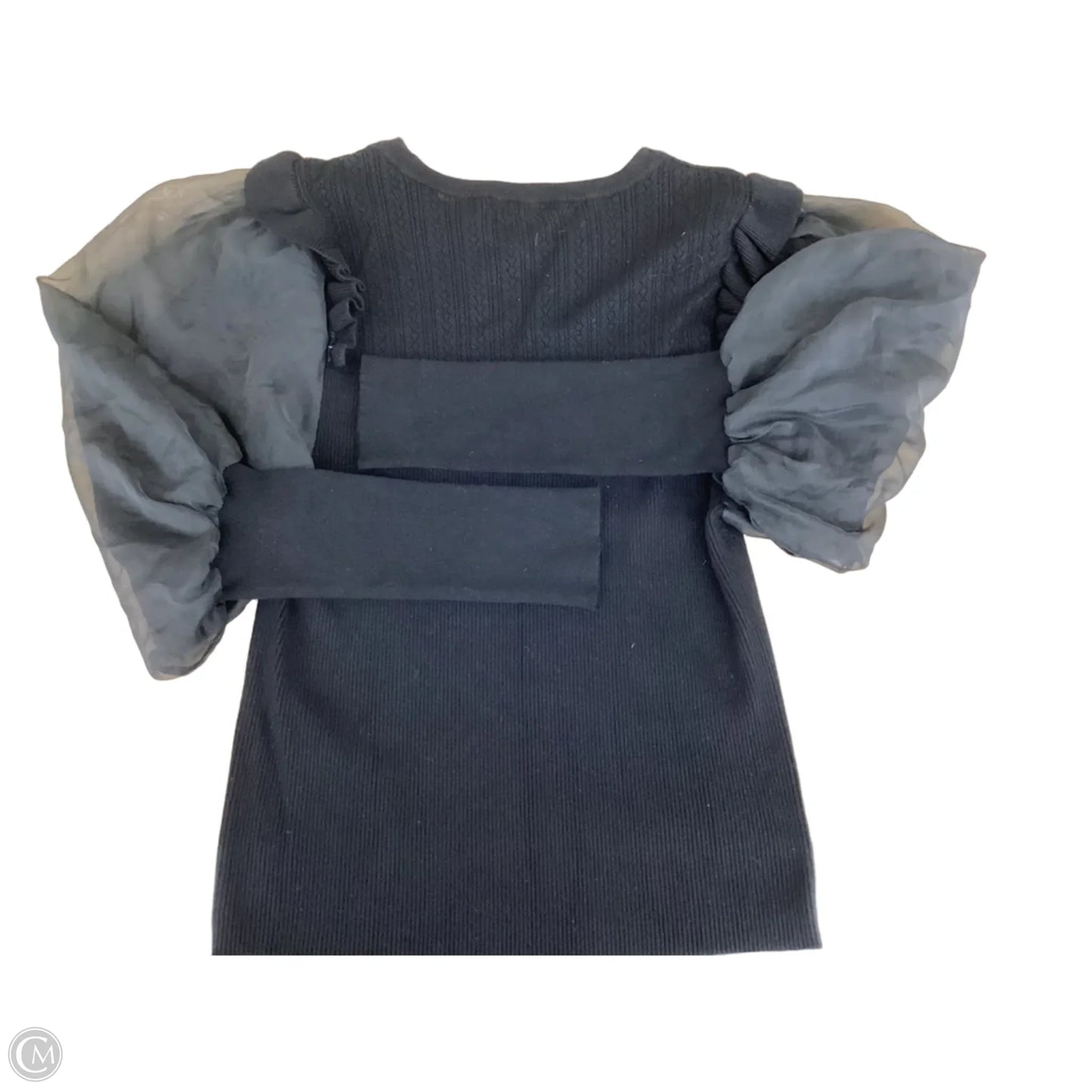Top Long Sleeve By Design History In Black, Size: L