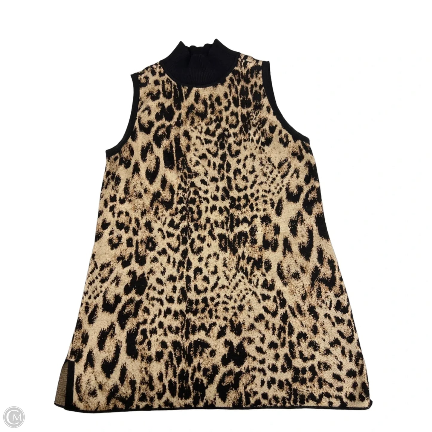 Top Sleeveless By Chicos In Animal Print, Size: S