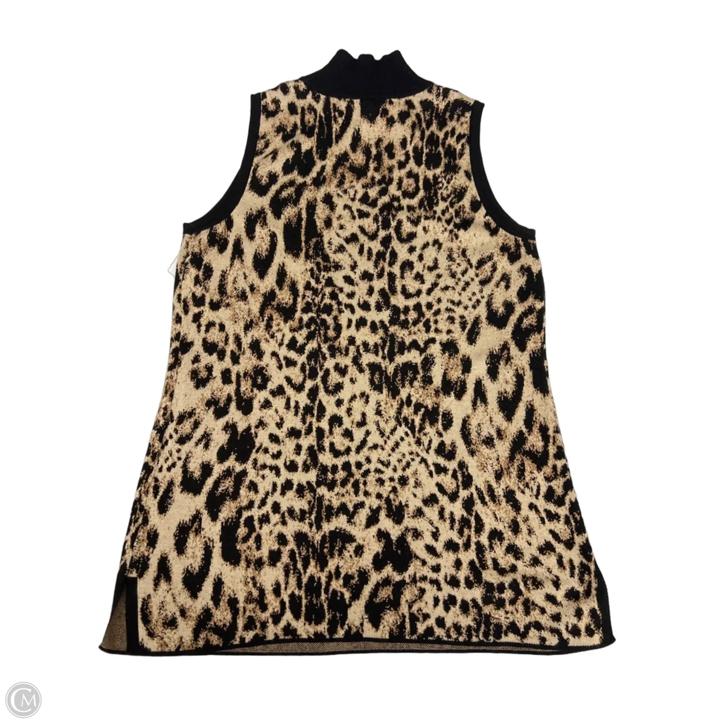 Top Sleeveless By Chicos In Animal Print, Size: S