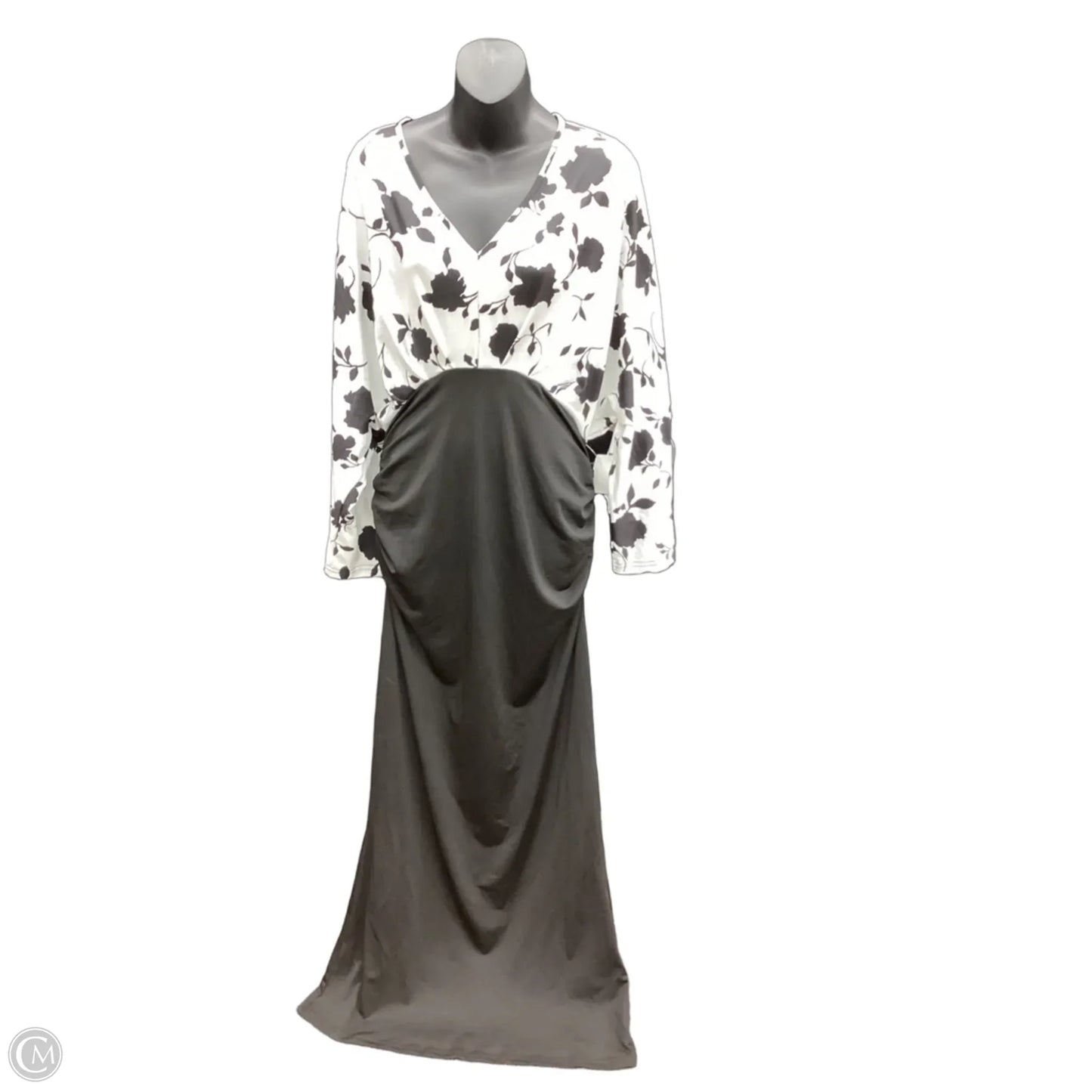 Dress Casual Maxi By Shein In Black & White, Size: Xl
