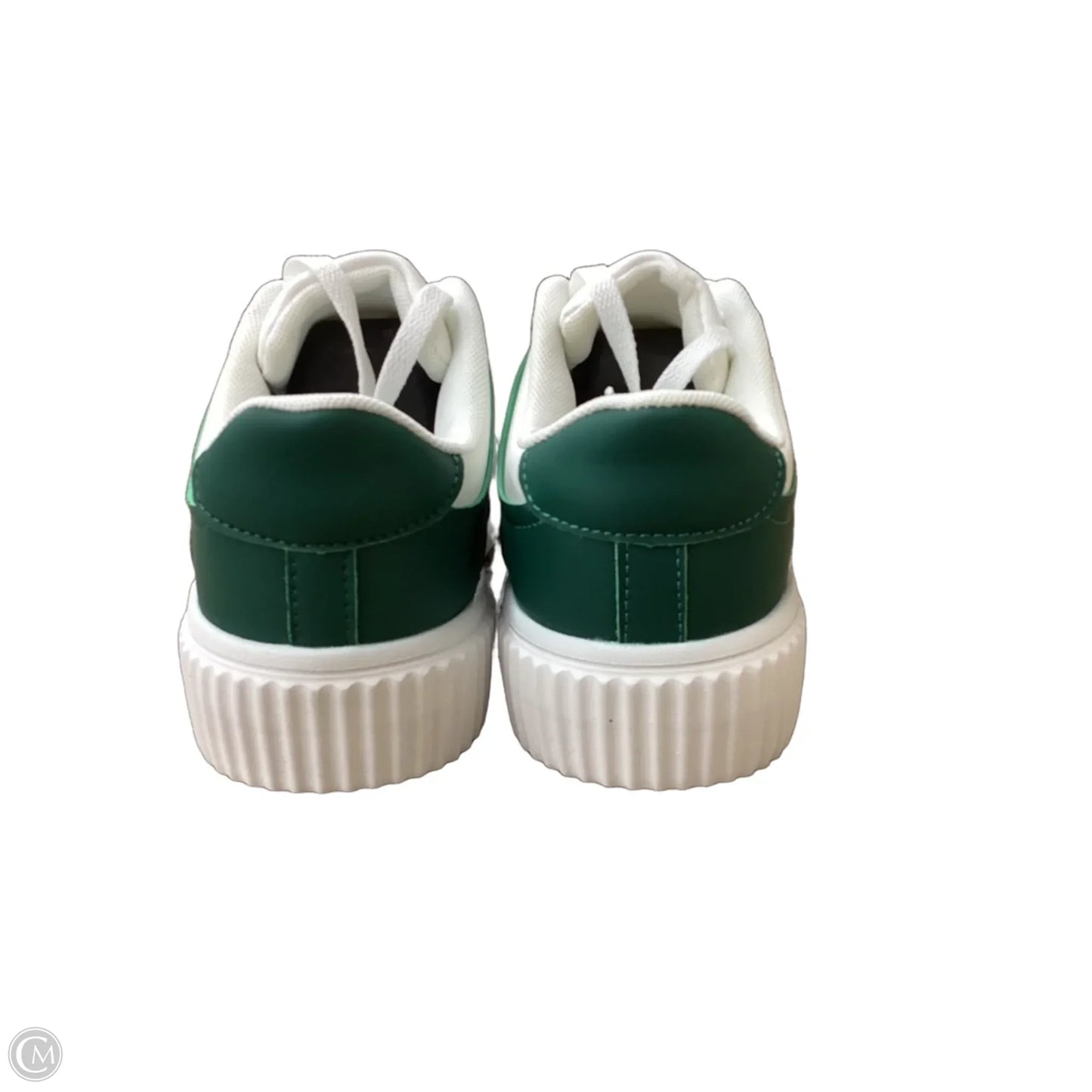 Shoes Athletic By Clothes Mentor In Green & White, Size: 10