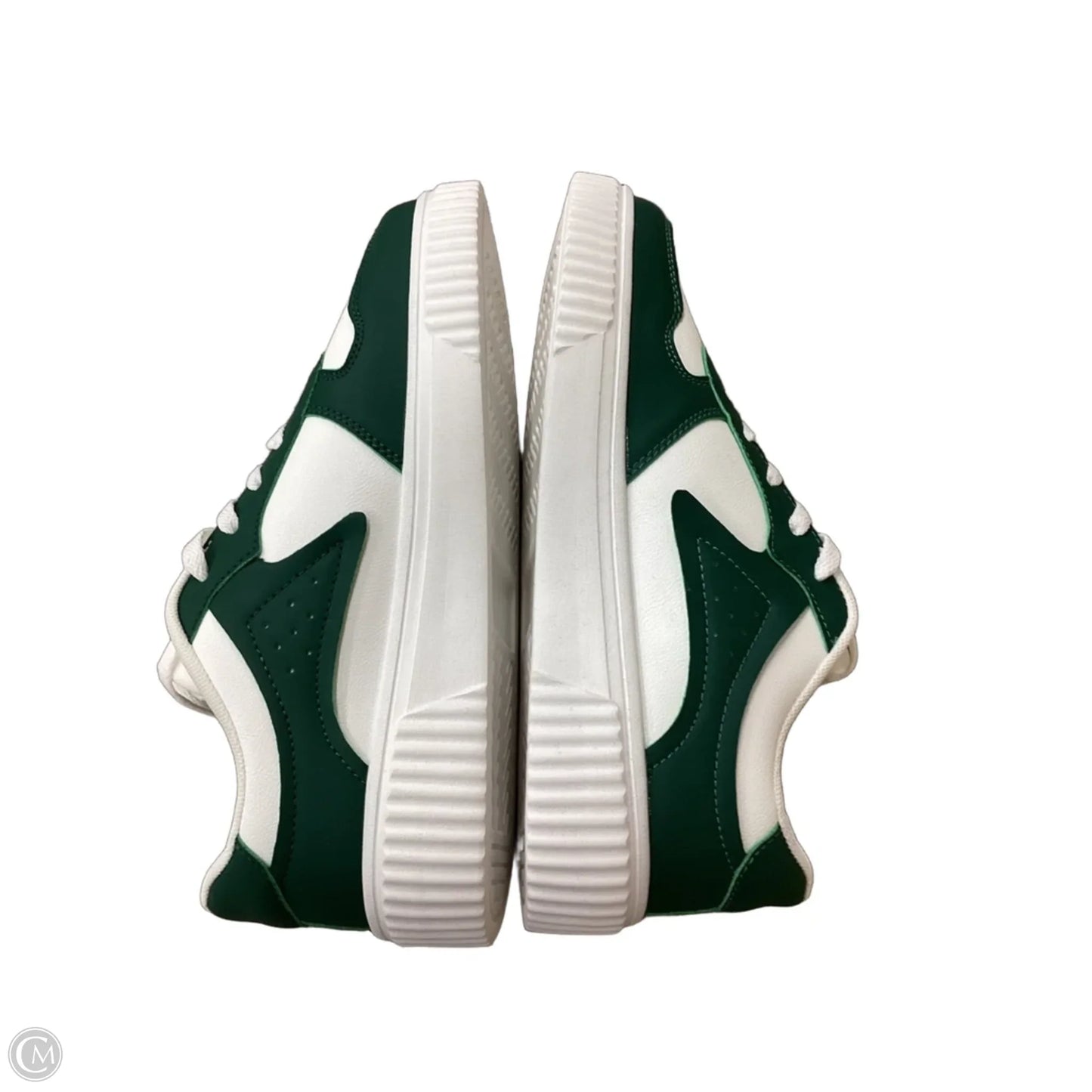 Shoes Athletic By Clothes Mentor In Green & White, Size: 10