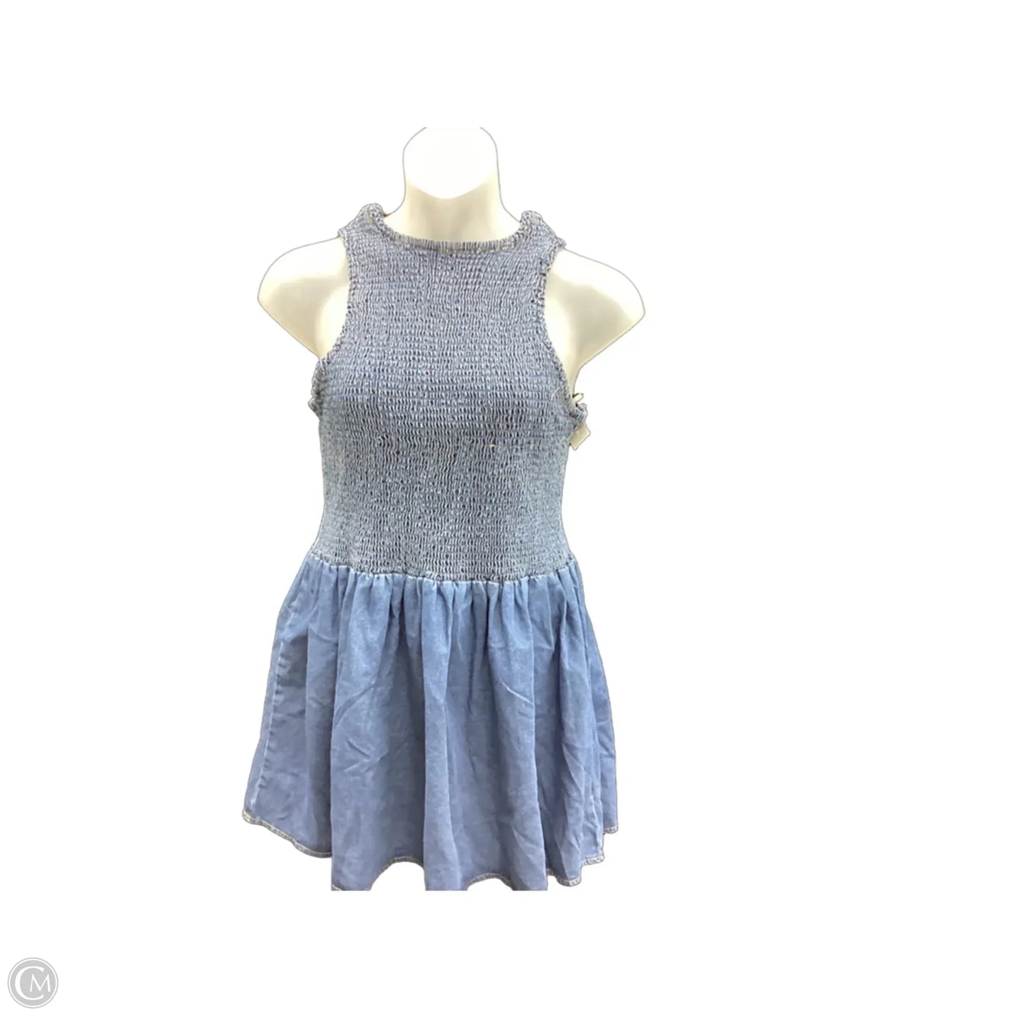 Dress Casual Short By Shein In Blue Denim, Size: 3x