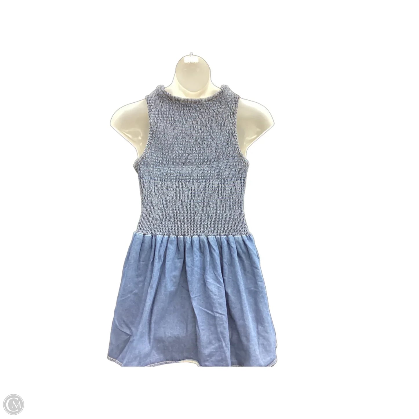 Dress Casual Short By Shein In Blue Denim, Size: 3x