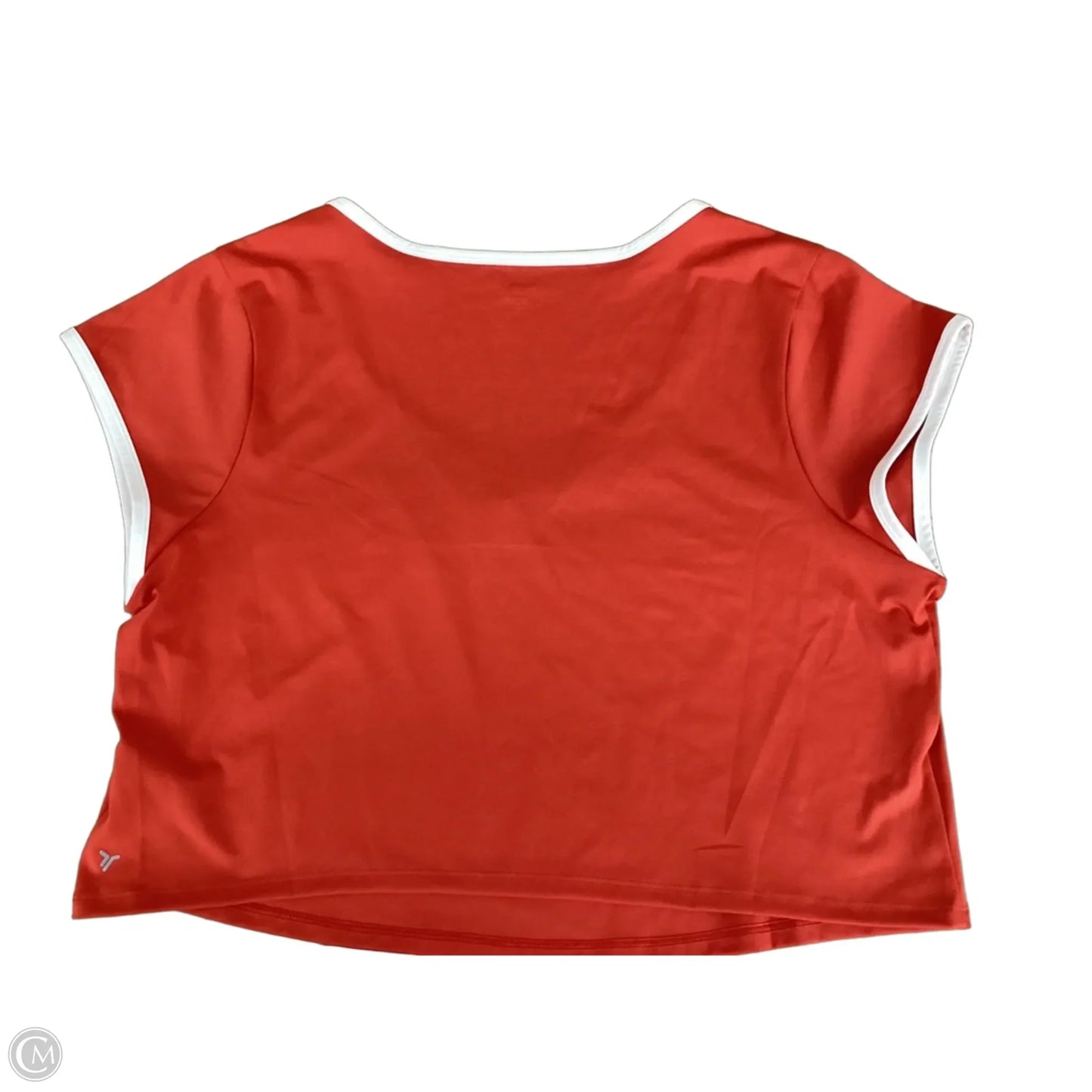 Athletic Top Short Sleeve By Old Navy In Orange, Size: 3x