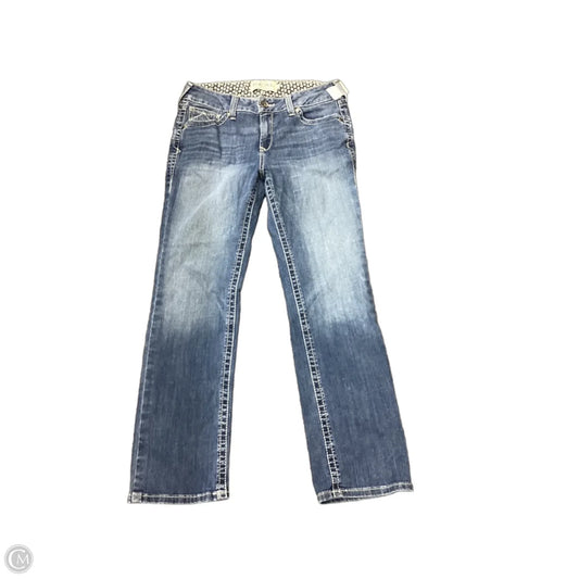 Jeans Straight By Ariat In Blue Denim, Size: 10p