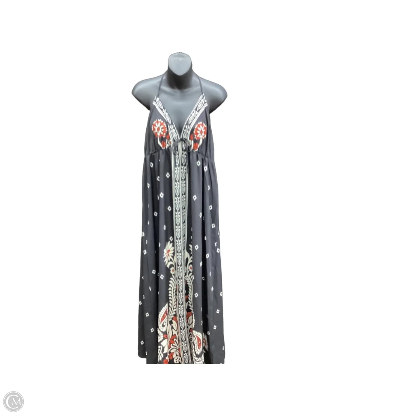 Dress Casual Maxi By Shein In Black & Cream, Size: Xl