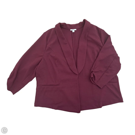 Blazer By Bar Iii In Maroon, Size: 3x
