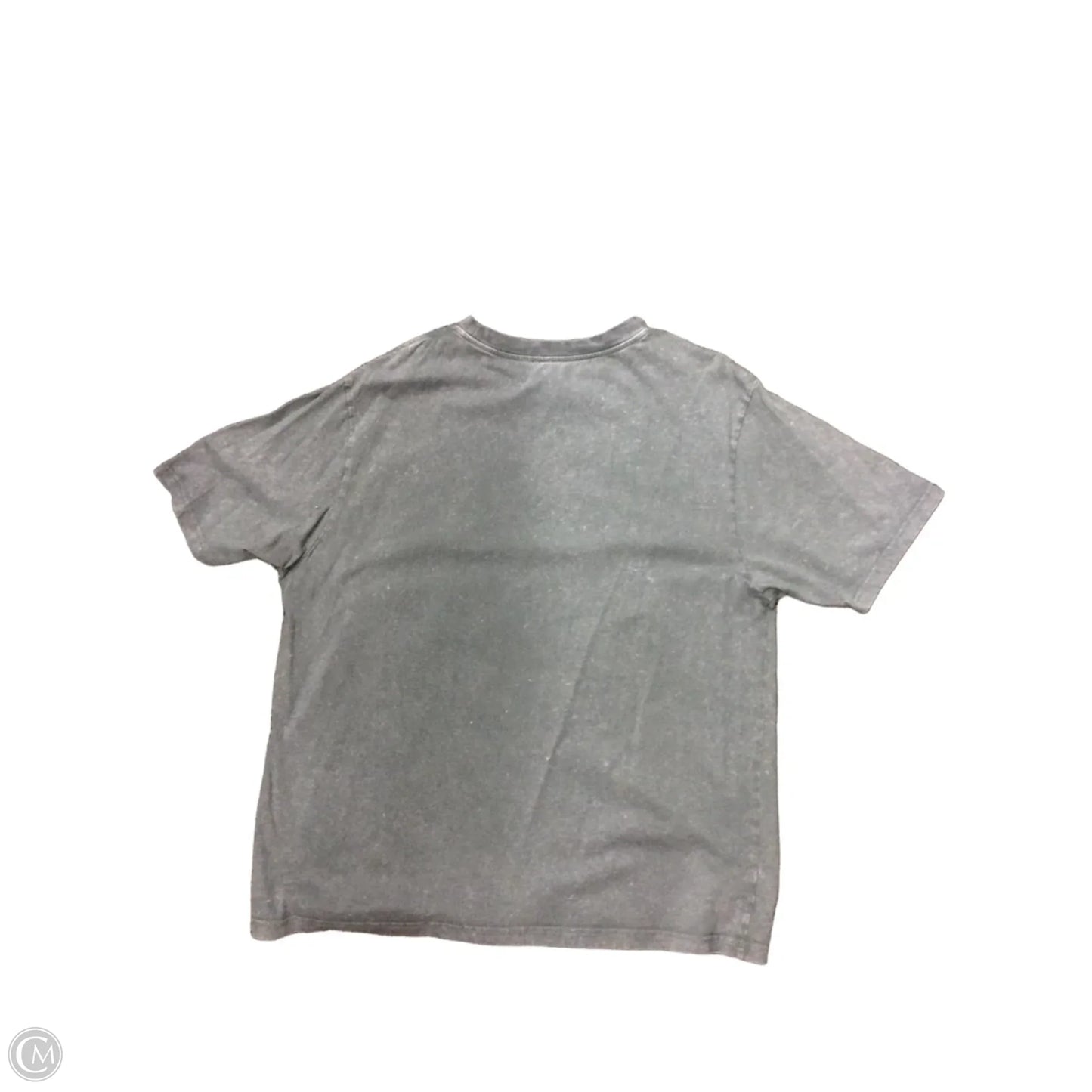 Top Short Sleeve By Clothes Mentor In Grey, Size: Xxl