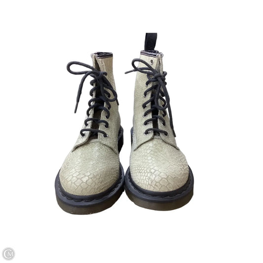 Boots Combat By Dr Martens In Snakeskin Print, Size: 8