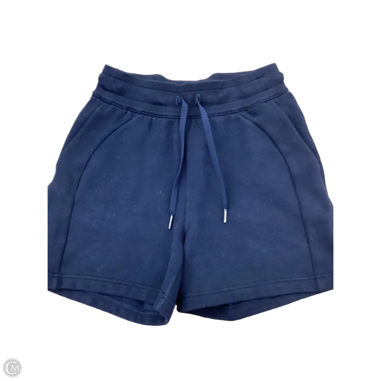 Athletic Shorts By Lululemon In Navy, Size: 4