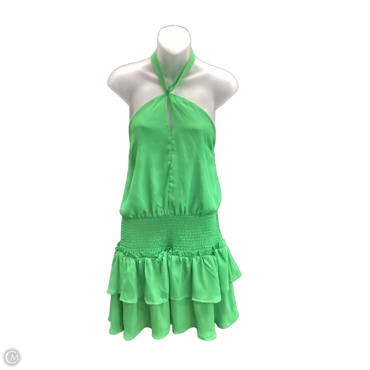 Dress Casual Short By Tcec In Green, Size: L